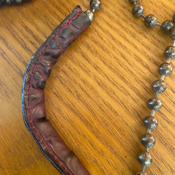 Lovely Leatherock Purple Croc Embossed Bag - Picture 4 of 13